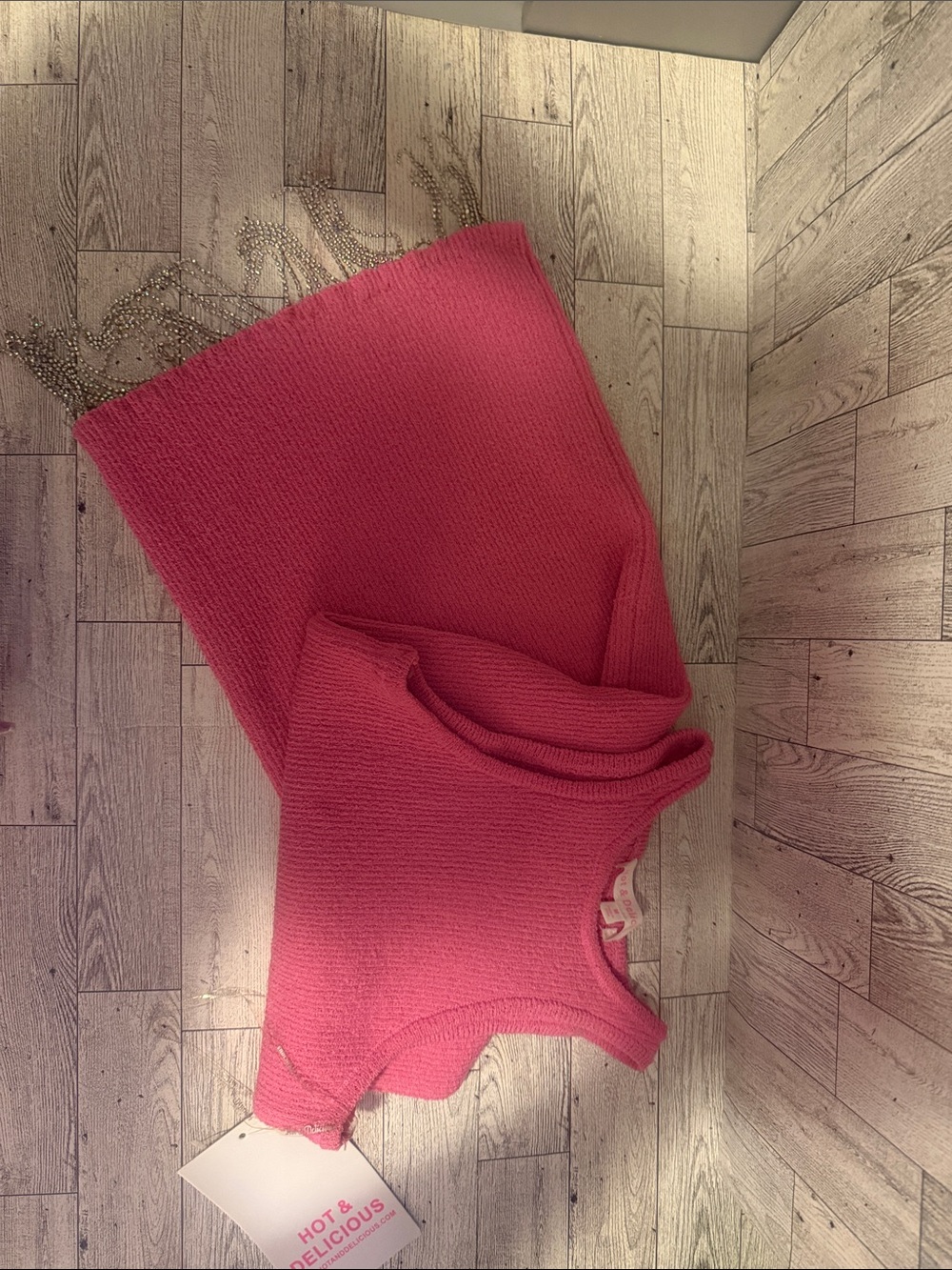 Hot & Delicious Bright Pink Crewneck Knit Sweater